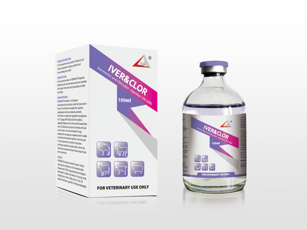 OEM/ODM Manufacturer Atropine Injection 1% - Ivermectin and Clorsulon Injection 1%+10% – Lihua