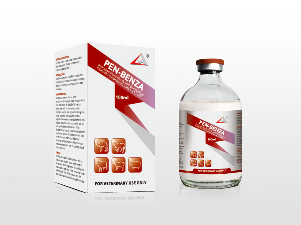 China Cheap price Ivermectin Injection For Sheep - Procaine Penicillin G and Benzathine Penicillin Injection 15%+11.25% – Lihua